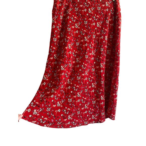 Sanctuary Red Floral Skirt 1X - Picture 3 of 6